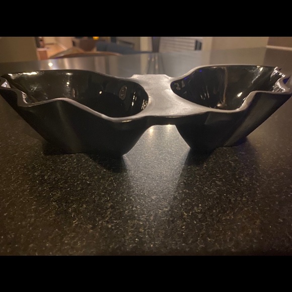 Modcloth Large Bat Goth Halloween Ceramic Dish - Picture 2 of 4